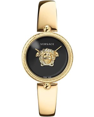 Versace Accessoires ,Geel ,Palazzo Empire Horloge - Metallic