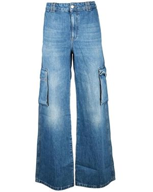 Marella Baumwolljeans Mit Reißverschluss - Blau