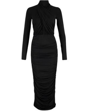 Balmain Midi Dresses - Black