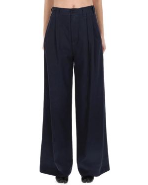 Maison Margiela Wide Trousers - Blue