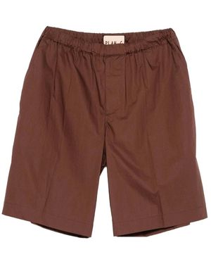 Plan C Long Shorts - Marrón
