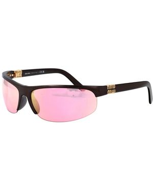 Miu Miu Stylische Sonnenbrille Mit 0Mu A02S - Rot