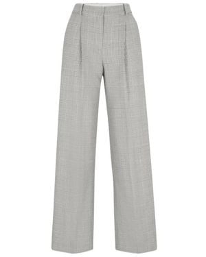 BOSS Wide Trousers - Grey