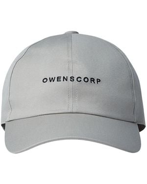 Rick Owens Katoenen Twill Logo Baseballpet - Grijs