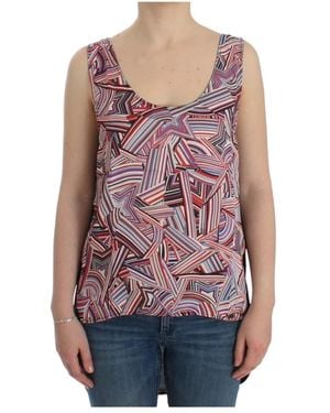 CoSTUME NATIONAL Sleeveless Tops - Red