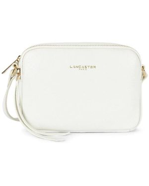 Lancaster Tassen ,Wit ,Leer Petit Sac Trotteur Dune