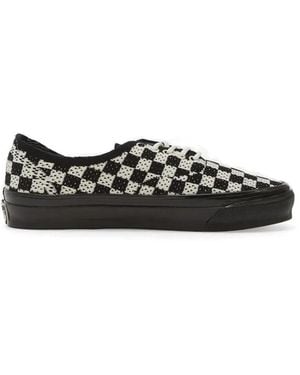 Vans Schoenen ,Zwart ,Lx Authentic 44 Ek "Punk Check"