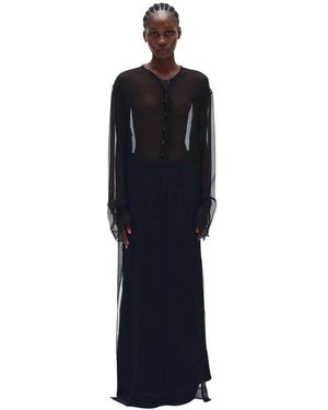 Ann Demeulemeester Maxi Dresses - Black
