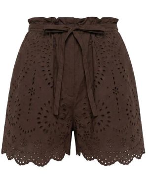 MEIMEIJ Korte Broeken ,Bruin ,Short Shorts