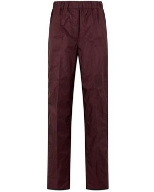 Prada Straight Trousers - Rojo
