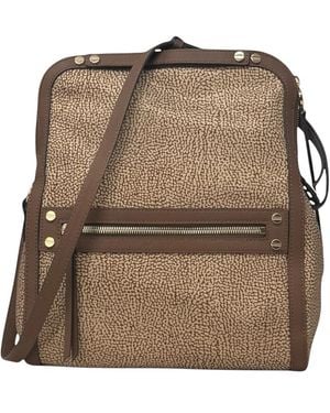 Borbonese Backpacks - Brown