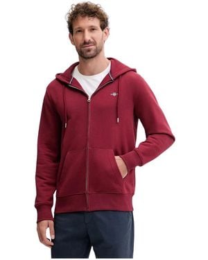 GANT Zip-Throughs - Rojo