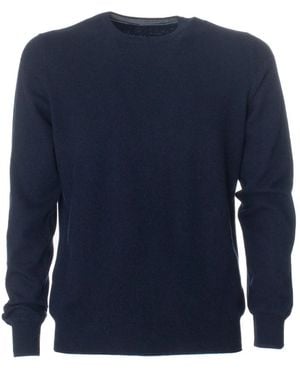 Gran Sasso Round-Neck Knitwear - Blue