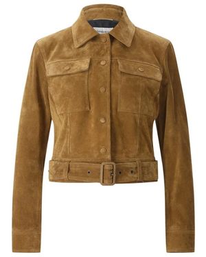 Saint Laurent Leather Jackets - Grün