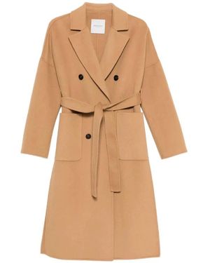 Ermanno Scervino Belted Coats - Neutro