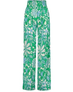 FABIENNE CHAPOT Wide Trousers - Verde