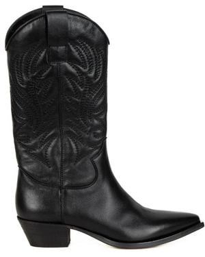Lemarè Cowboy Boots - Nero