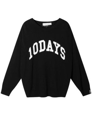 10Days Round-Neck Knitwear - Black