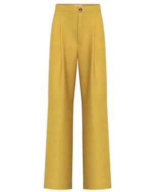 Marella Wide Trousers - Amarillo
