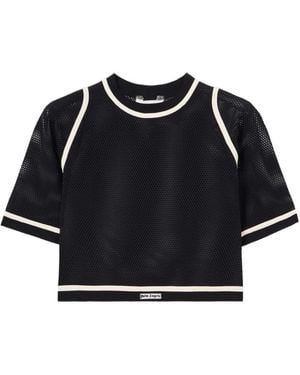 Palm Angels Training T-Shirts - Negro