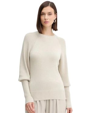 ARMANI EXCHANGE Round-Neck Knitwear - Natural
