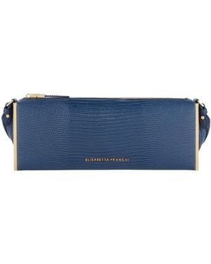 Elisabetta Franchi Shoulder Bags - Blu