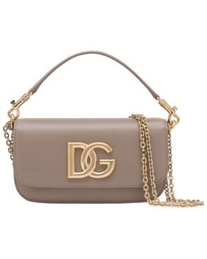 Dolce & Gabbana Wallet On Chain 3.5 - Braun