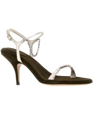Chloé High Heel Sandals - Metallic