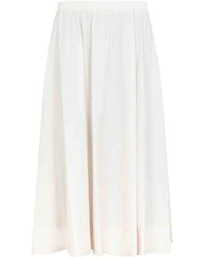 Akep Maxi Skirts - White