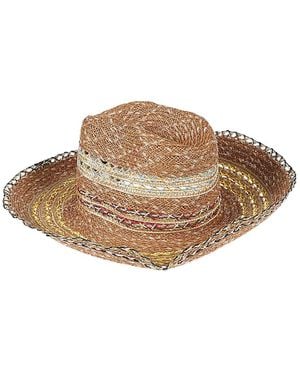 Exquisite J Brauner Raffia Fedora Hut
