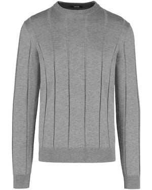 Bomboogie Round-Neck Knitwear - Gris