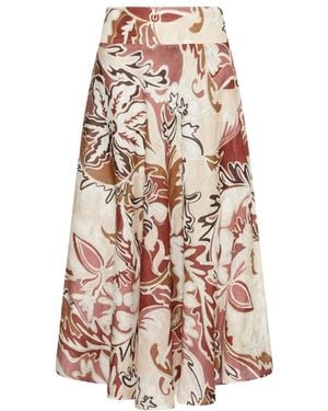 Marella Maxi Skirts - Rosa