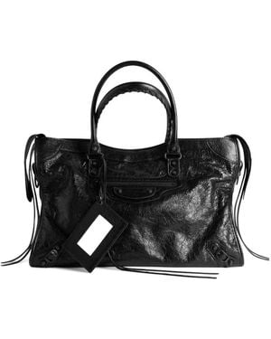 Balenciaga Tassen ,Zwart ,Nylon Le City Large Bag