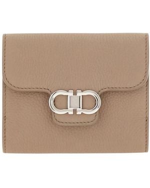 Ferragamo Französische Brieftasche - Natur