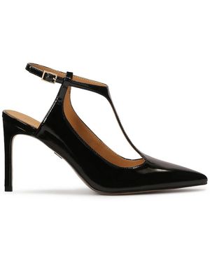 Kazar Schwarze Pumps Mit Offener Ferse
