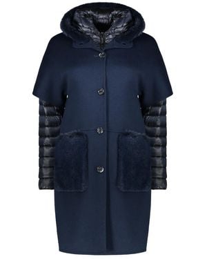 Moorer Donsjack Met Capuchon - Blauw