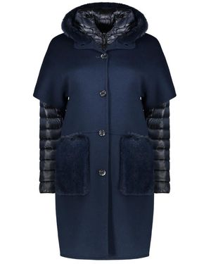 Moorer Kapuzen-Daunenjacke - Blau