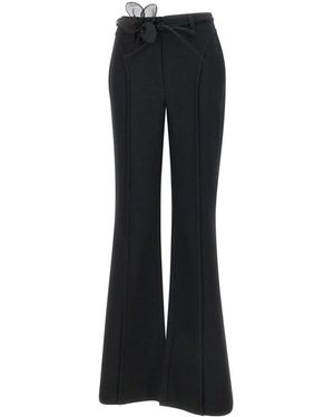ROTATE BIRGER CHRISTENSEN Wide Trousers - Black
