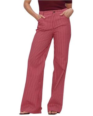 Ydence Broeken ,Roze ,Katoen Pants Djamilla Tall - Rood
