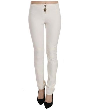Just Cavalli Slim-Fit Trousers - Blanco