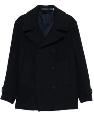 Polo Ralph Lauren Double-Breasted Coats - Black