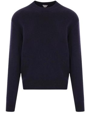 Bottega Veneta Round-Neck Knitwear - Blu