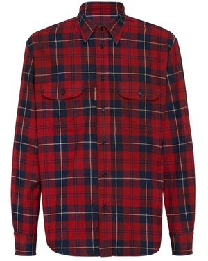 DSquared² Casual Shirts - Red