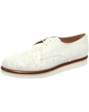 Tod's Schoenen ,Wit ,Leer Gomma Xl Vs Derby Bord