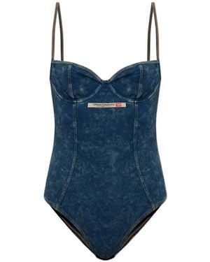 DIESEL Tilda-Dnm Bodysuit - Blauw