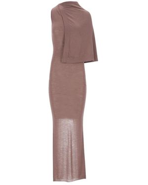 Rick Owens Mouwloze Sjaaljurk - Bruin