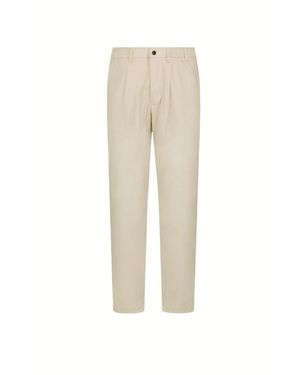 People Of Shibuya Straight Trousers - Natural