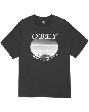 Obey T-Shirts - Zwart