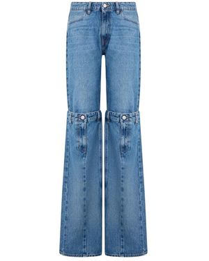 Coperni Open Knee Jeans - Blauw
