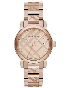Burberry Accessoires ,Roze ,Bu 9039 Horloge - Naturel